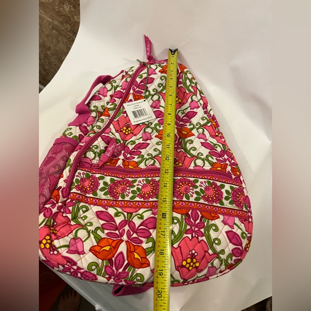 Vera Bradley Pink and Orange Floral Bag - Picture 3 of 5